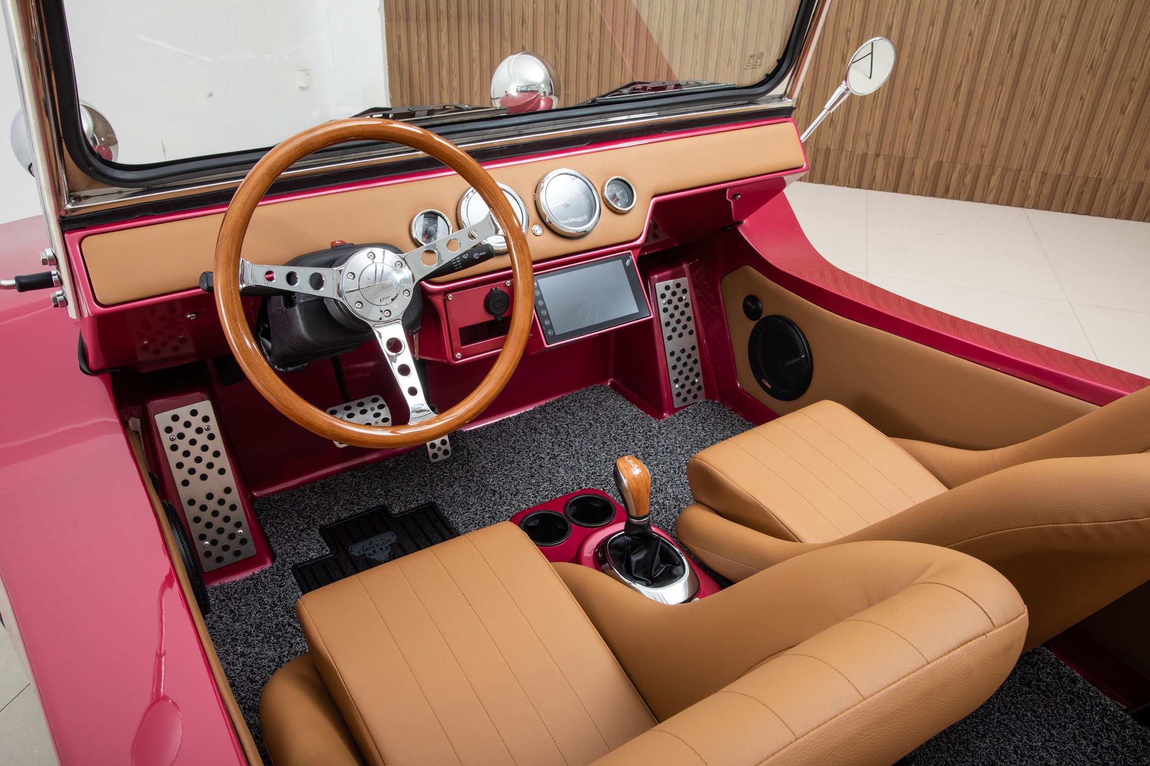 eVbuggy interior in Black